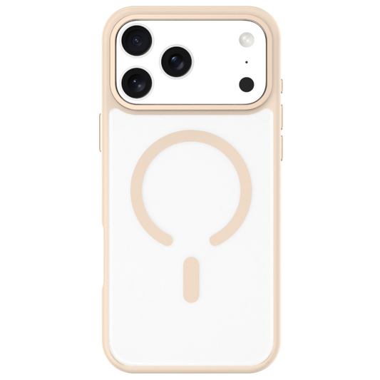 Moov Luxe Edge Case with MagSafe for iPhone 17 Pro Max- Gold Beige