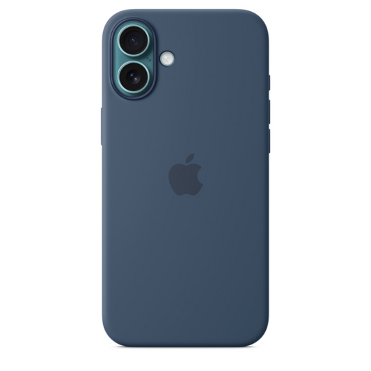 Apple iPhone 16 Plus Silicone MagSafe Case - Denim