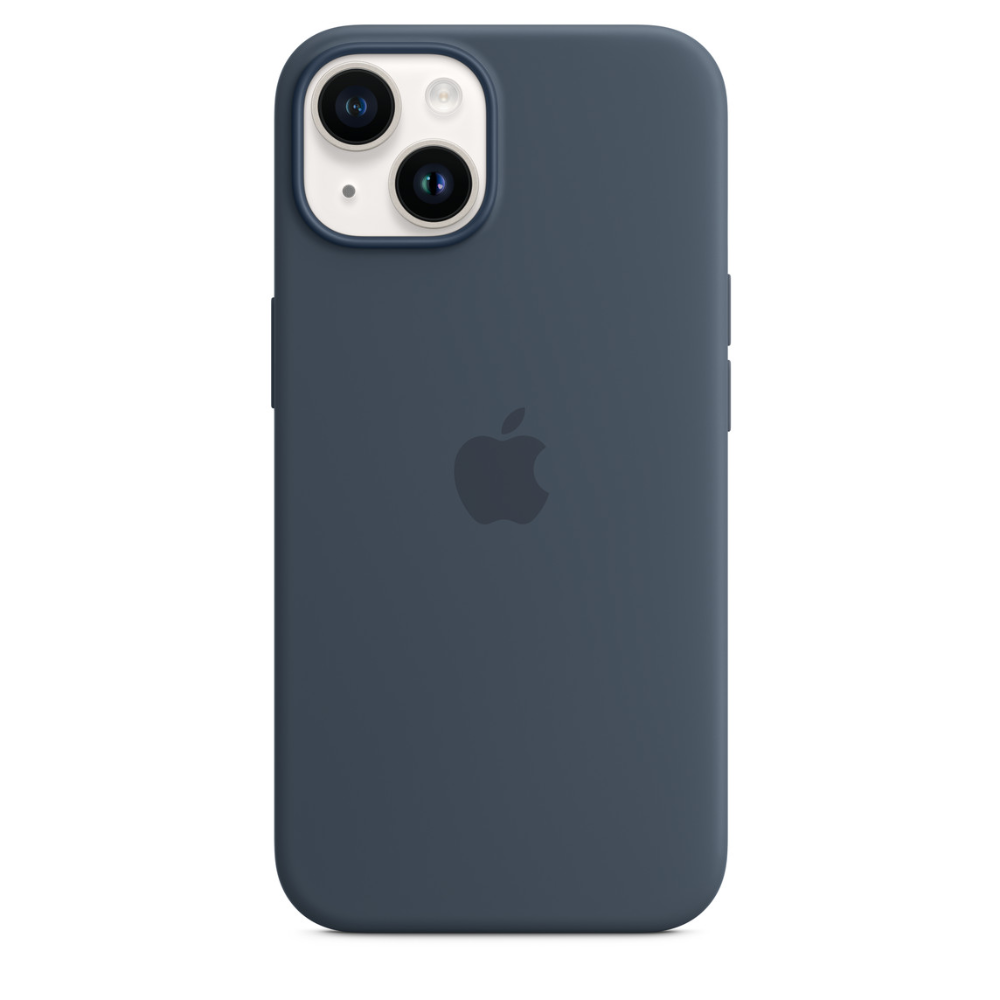 iPhone 14 Silicone Case with Magsafe - Storm Blue