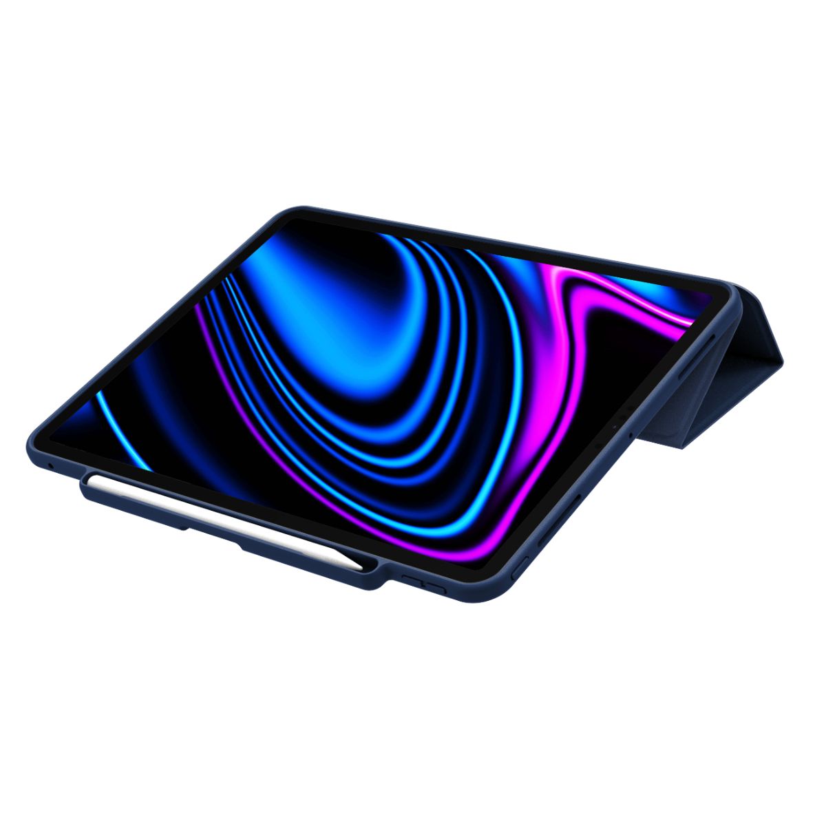 Moov Aspect Tri-Fold Folio Case For iPad Pro 13-inch (M5/M4) - Blue