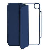 Moov Aspect Tri-Fold Case with Pencil Holder for iPad Air 13-inch/Pro 12.9-inch - Blue