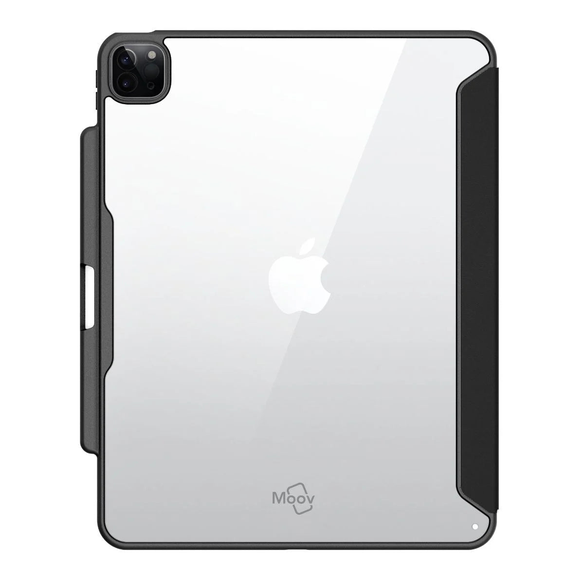 Moov Aspect Tri-Fold Case with Pencil Holder for iPad Air 13-inch (M3/M2) / Pro 12.9-inch - Black
