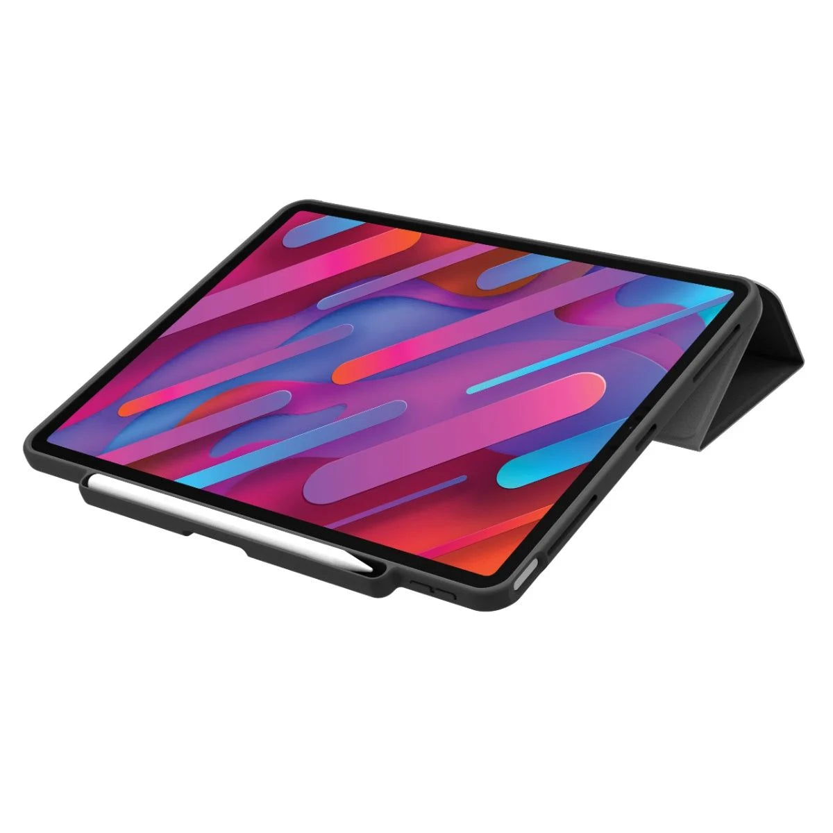 Moov Aspect Tri-Fold Case with Pencil Holder for iPad Air 13-inch (M3/M2) / Pro 12.9-inch - Black