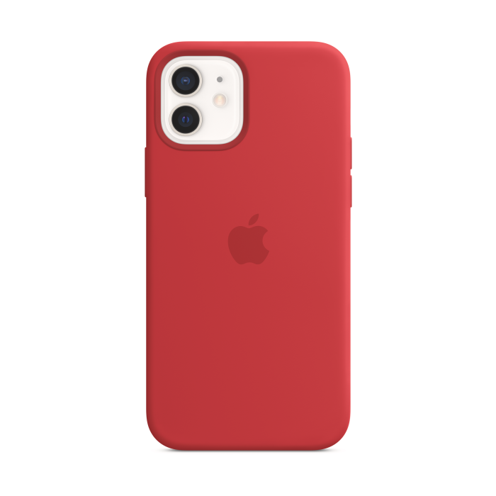 iPhone 12 Mini Silicone Case Magsafe- (Product)Red
