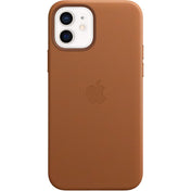 Apple Leather Case with MagSafe for iPhone 12 and iPhone 12 Pro – Saddle Brown