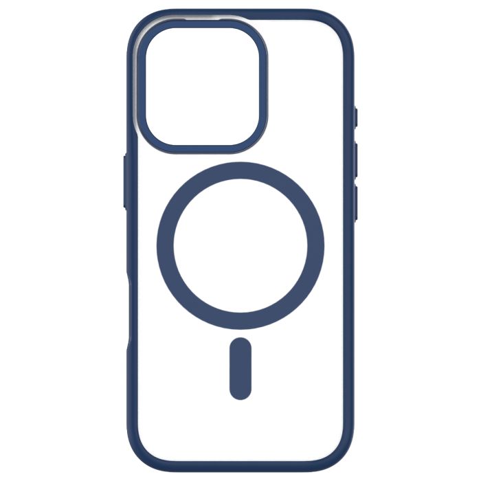 Moov Luxe Edge MagSafe Case for iPhone 16 Pro - Classic Blue