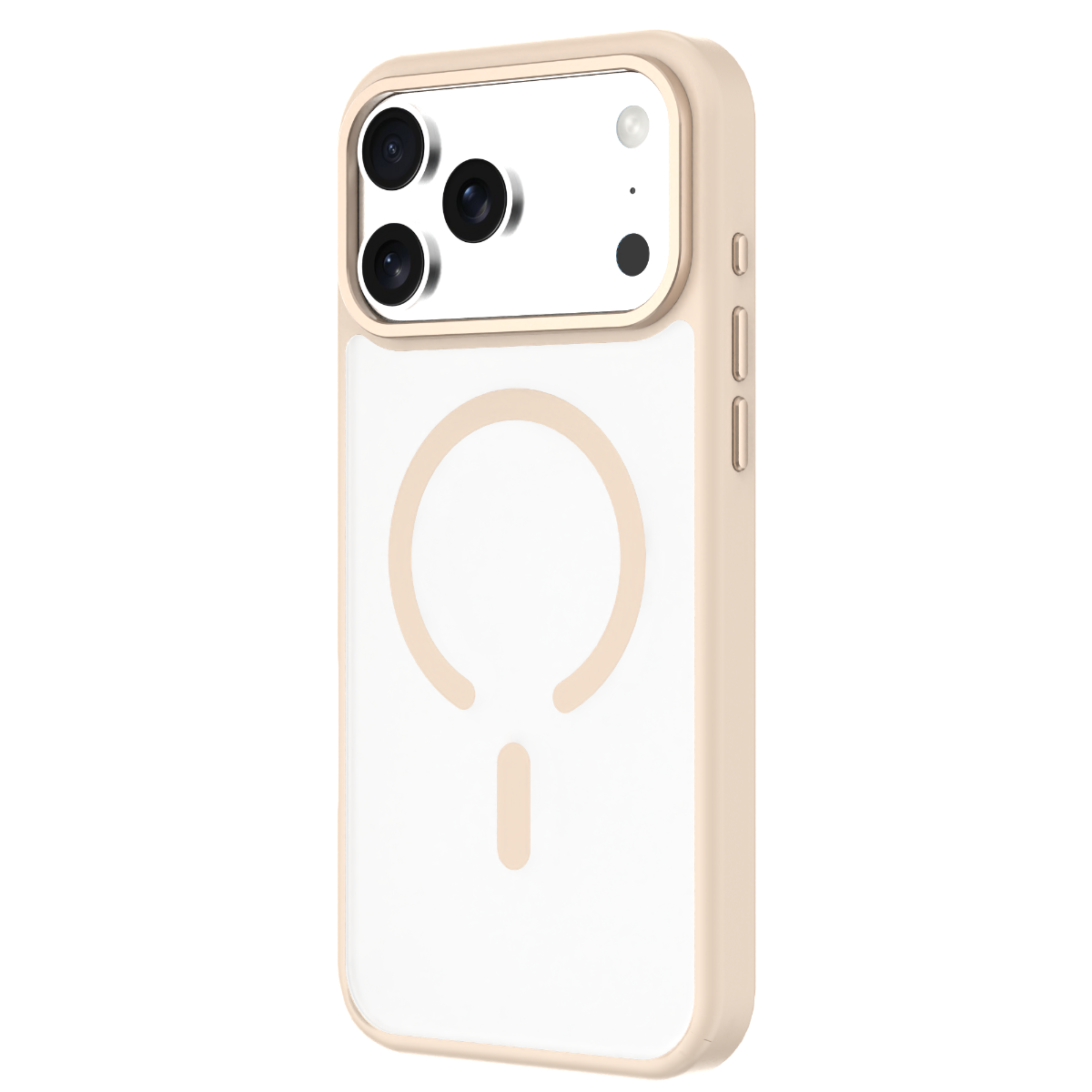 Moov Luxe Edge Case with MagSafe for iPhone 17 Pro Max- Gold Beige