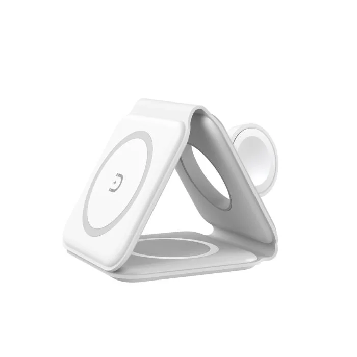 Moov 3-in-1 Foldable Wireless Charger - White - iStore Namibia