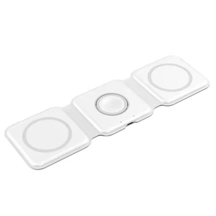 Moov 3-in-1 Foldable Wireless Charger - White - iStore Namibia