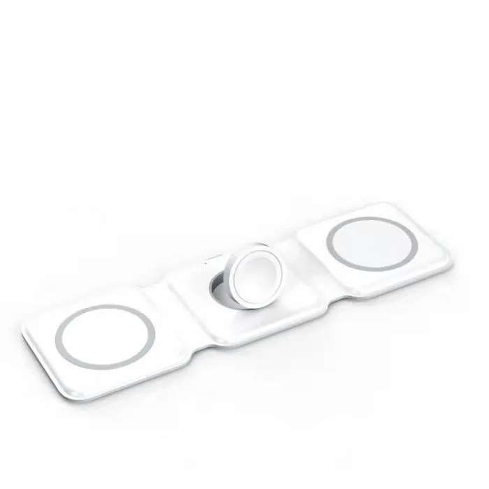 Moov 3-in-1 Foldable Wireless Charger - White - iStore Namibia
