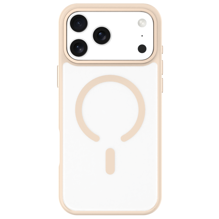 Moov Luxe Edge Case with MagSafe for iPhone 17 Pro Max- Gold Beige