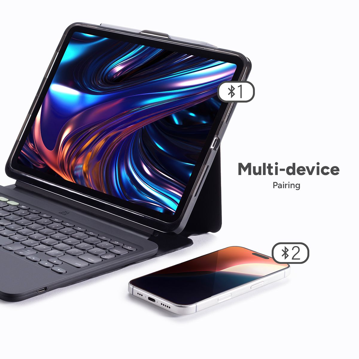 ZAGG Pro Keys 2 Keyboard for iPad Pro 13" (M5/M4) - Black (UK)