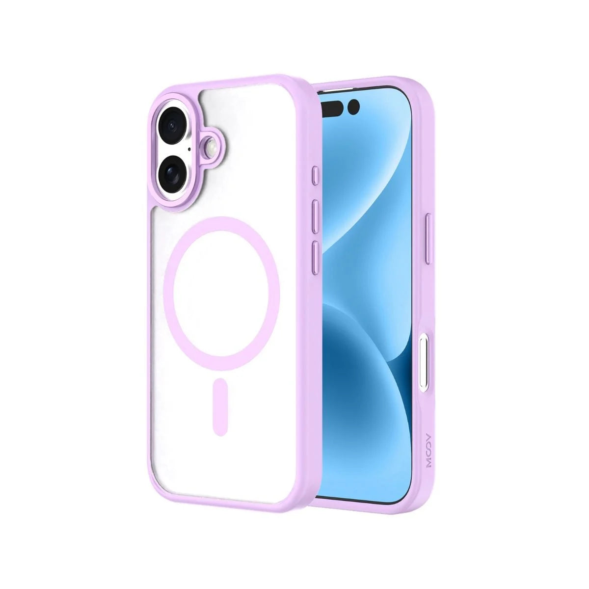 Moov Luxe Edge Case with MagSafe for iPhone 17 - Purple
