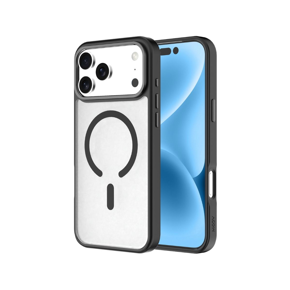 Moov Luxe Edge Case with MagSafe for iPhone 17 Pro Max - Black