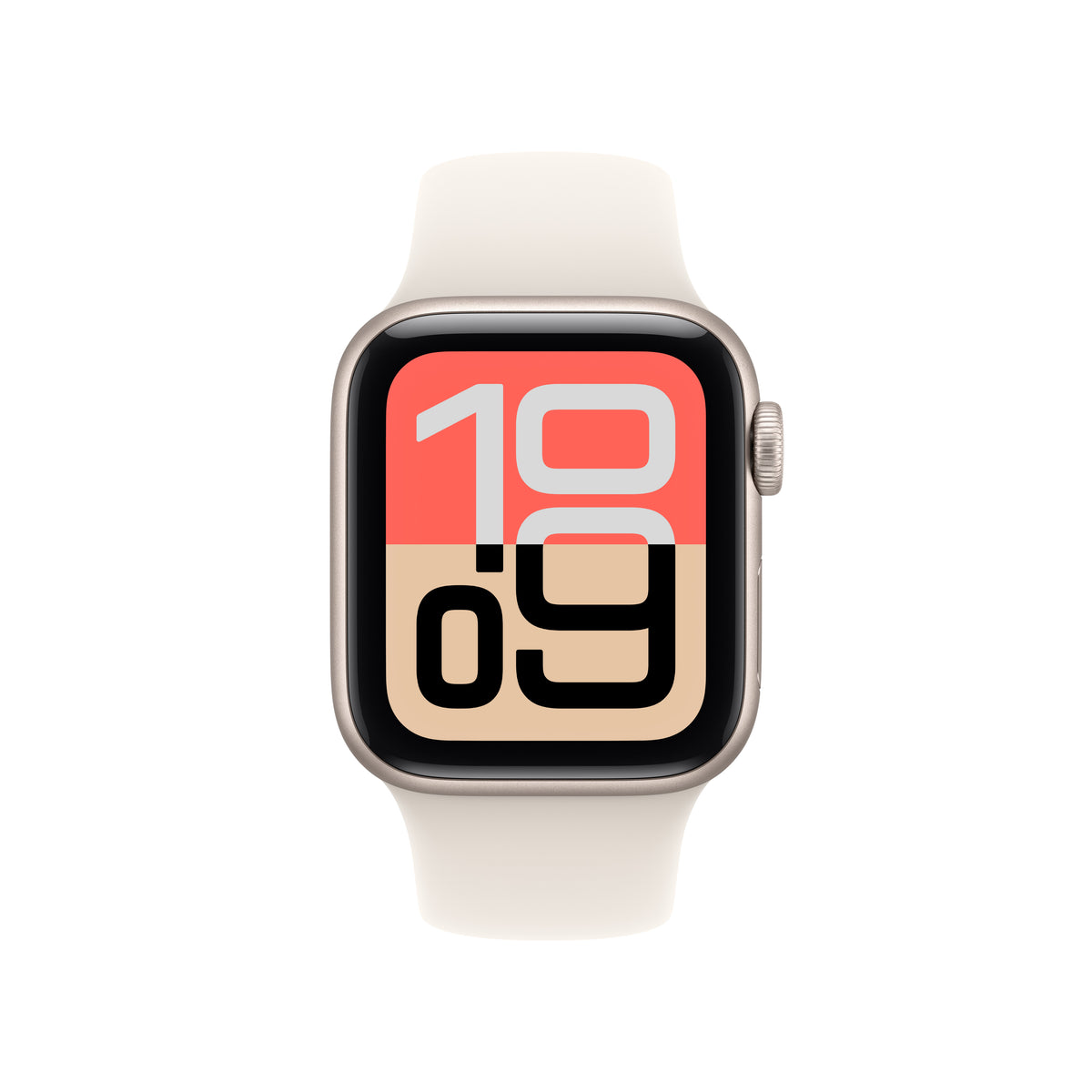 Apple Watch SE 3 GPS 40mm Starlight Aluminium Case with Starlight Sport Band - S/M