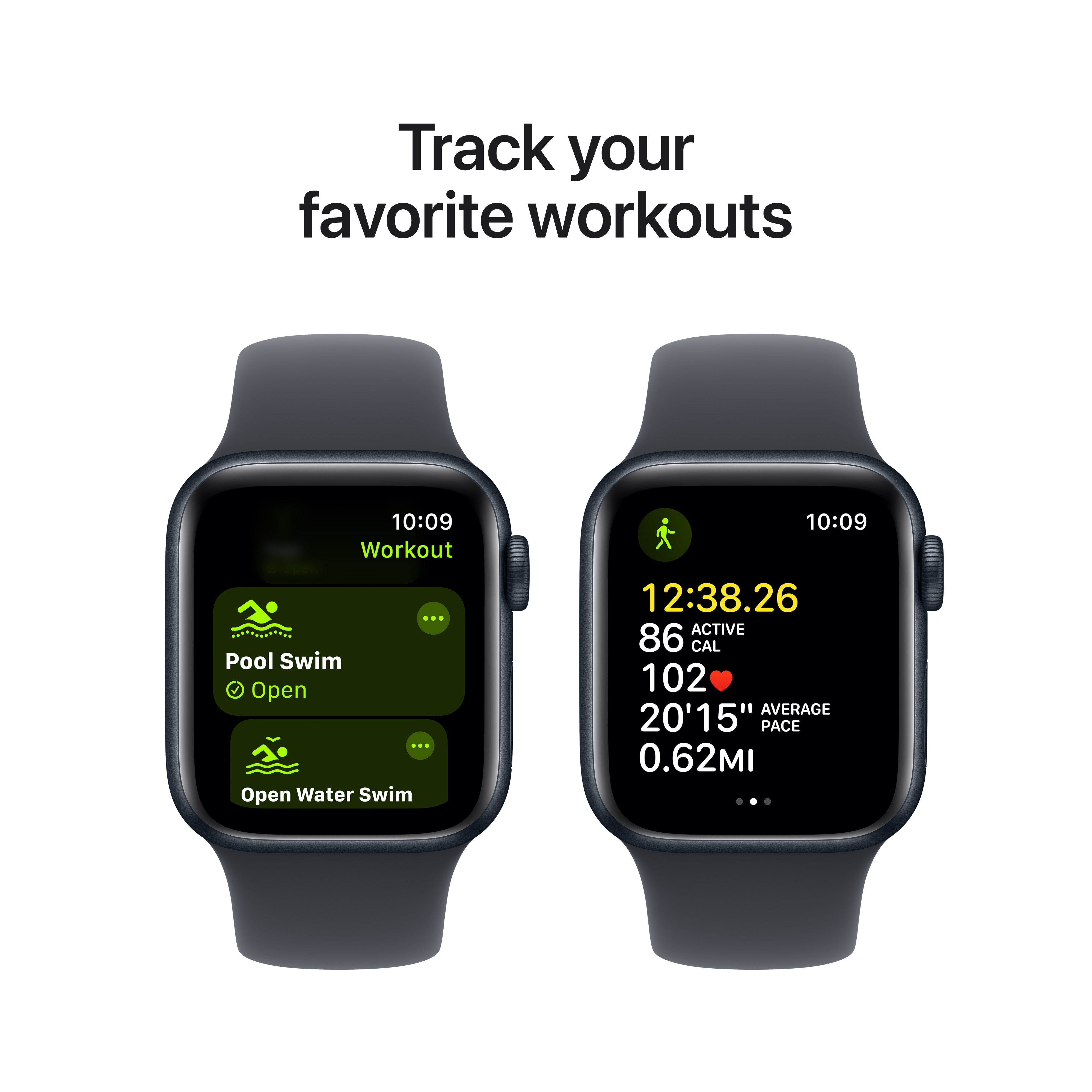 Apple Watch SE GPS 40mm Midnight Aluminium Case with Midnight