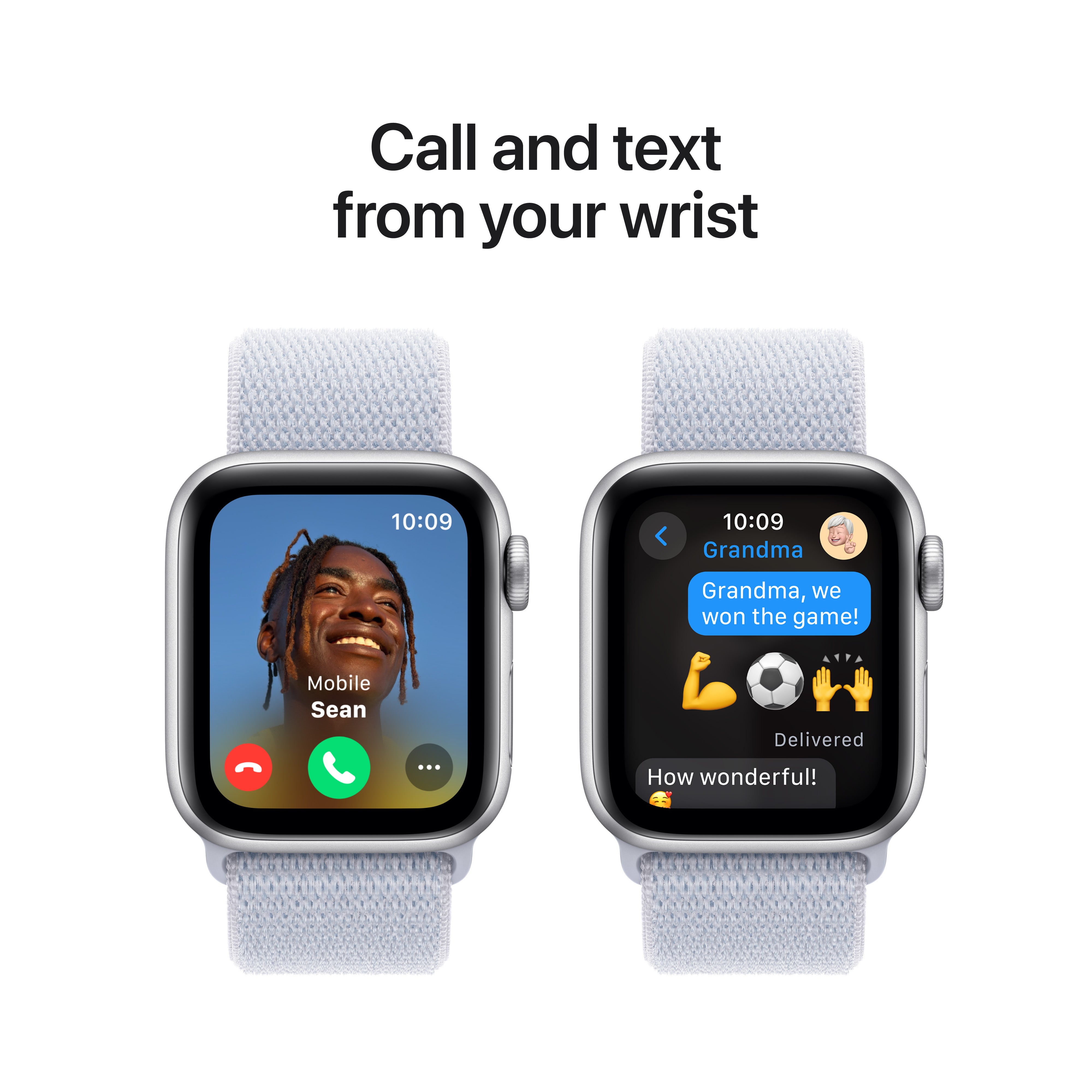 Apple Watch SE GPS 40mm Silver Aluminium Case with Blue Cloud