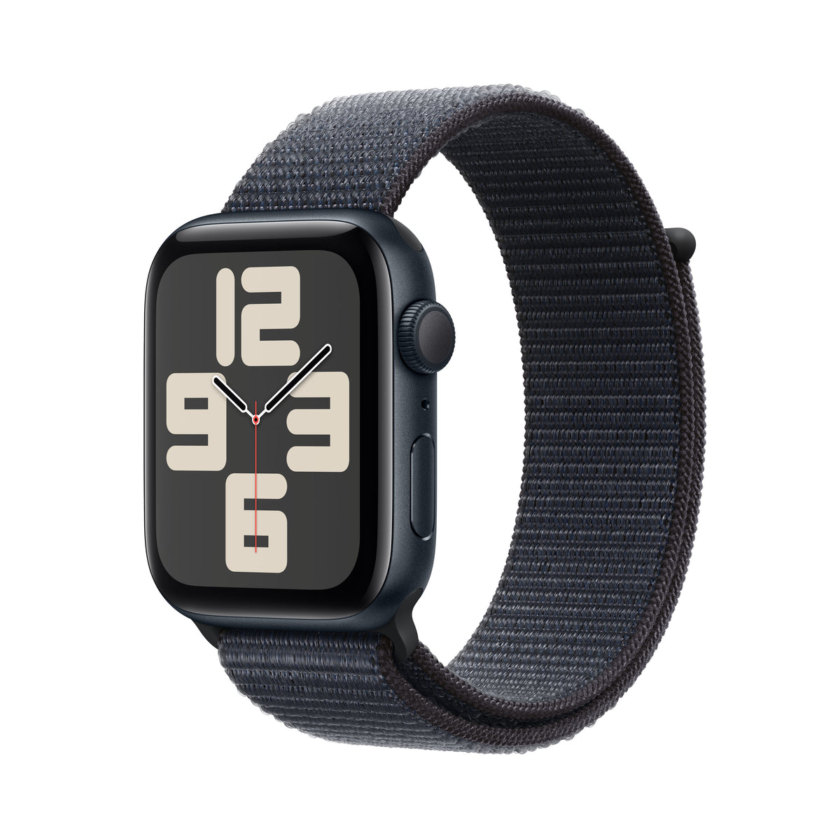 Apple Watch SE GPS 44mm Midnight Aluminium case with Ink Sport Loop