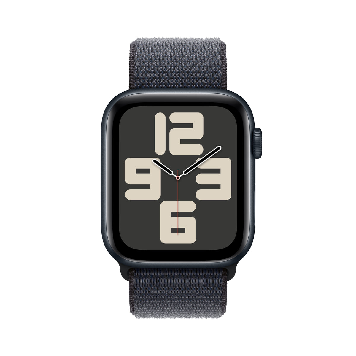 Apple Watch SE GPS 44mm Midnight Aluminium case with Ink Sport Loop