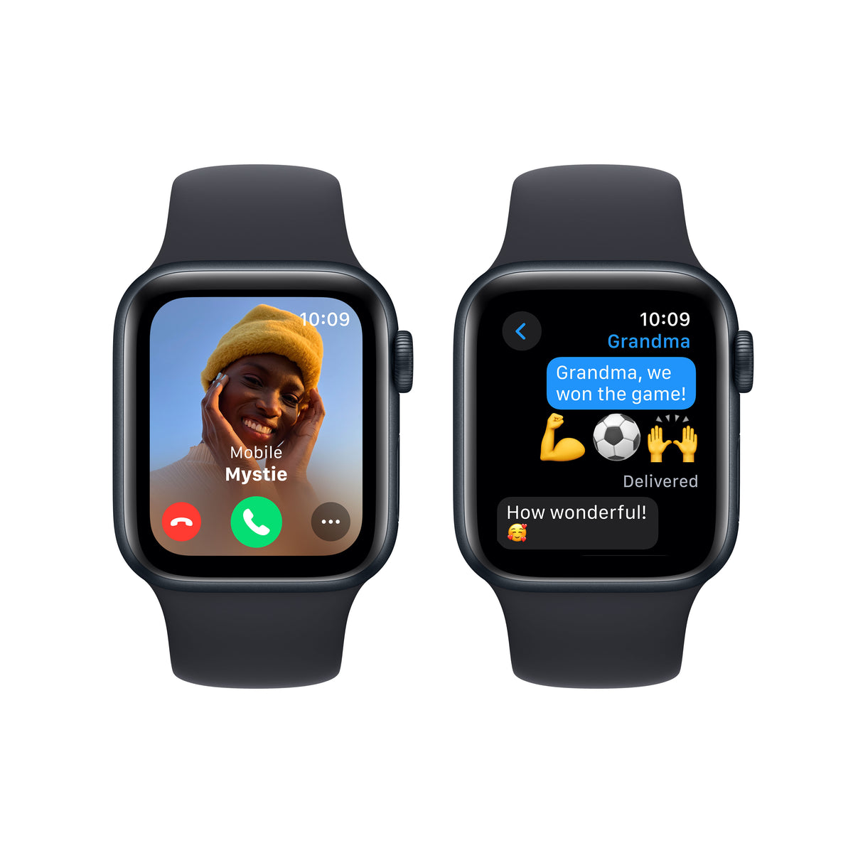 Apple Watch SE 40mm GPS Midnight Aluminium Case With Midnight Sport Band S/M