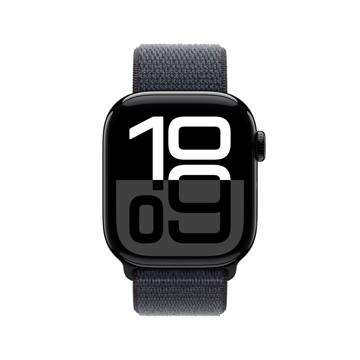 Apple Watch Series 10 GPS 42mm Jet Black Aluminium Case with Ink Sport Loop