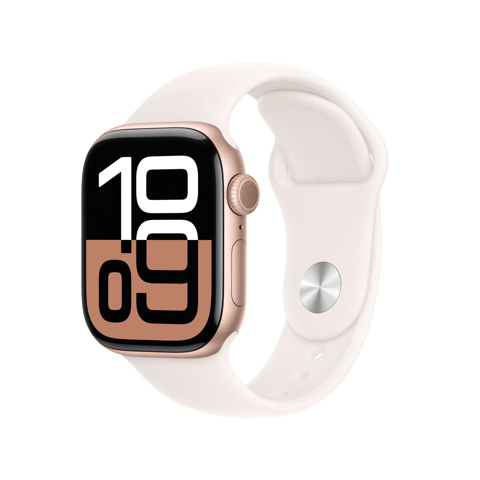 Apple Watch Series 10 GPS 42mm Rose Gold Aluminium Case with Light Blu iStore Namibia