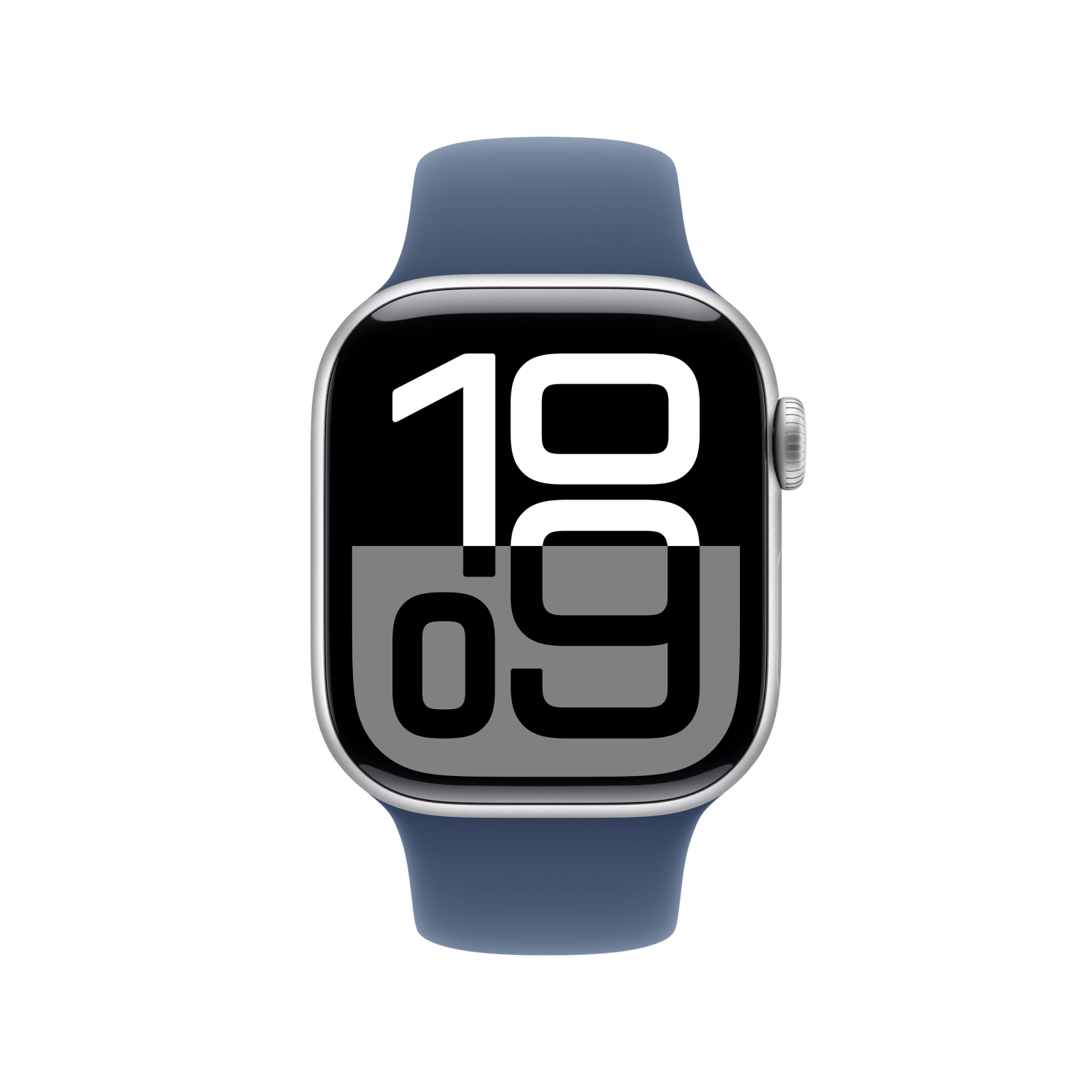 Apple Watch Series 10 GPS 42mm Silver Aluminium Case with Denim Sport iStore Namibia