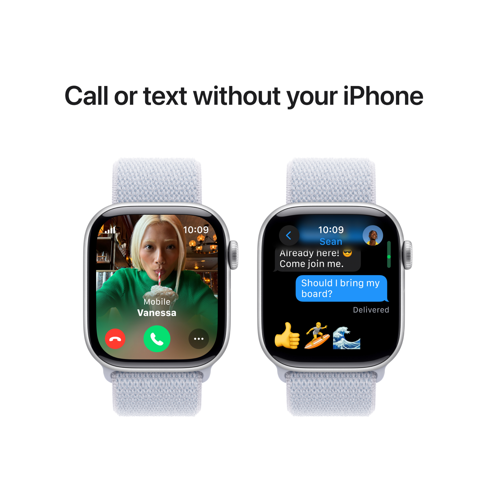 Apple Watch Series 10 GPS 42mm Silver Aluminium Case with Blue Cloud S iStore Namibia
