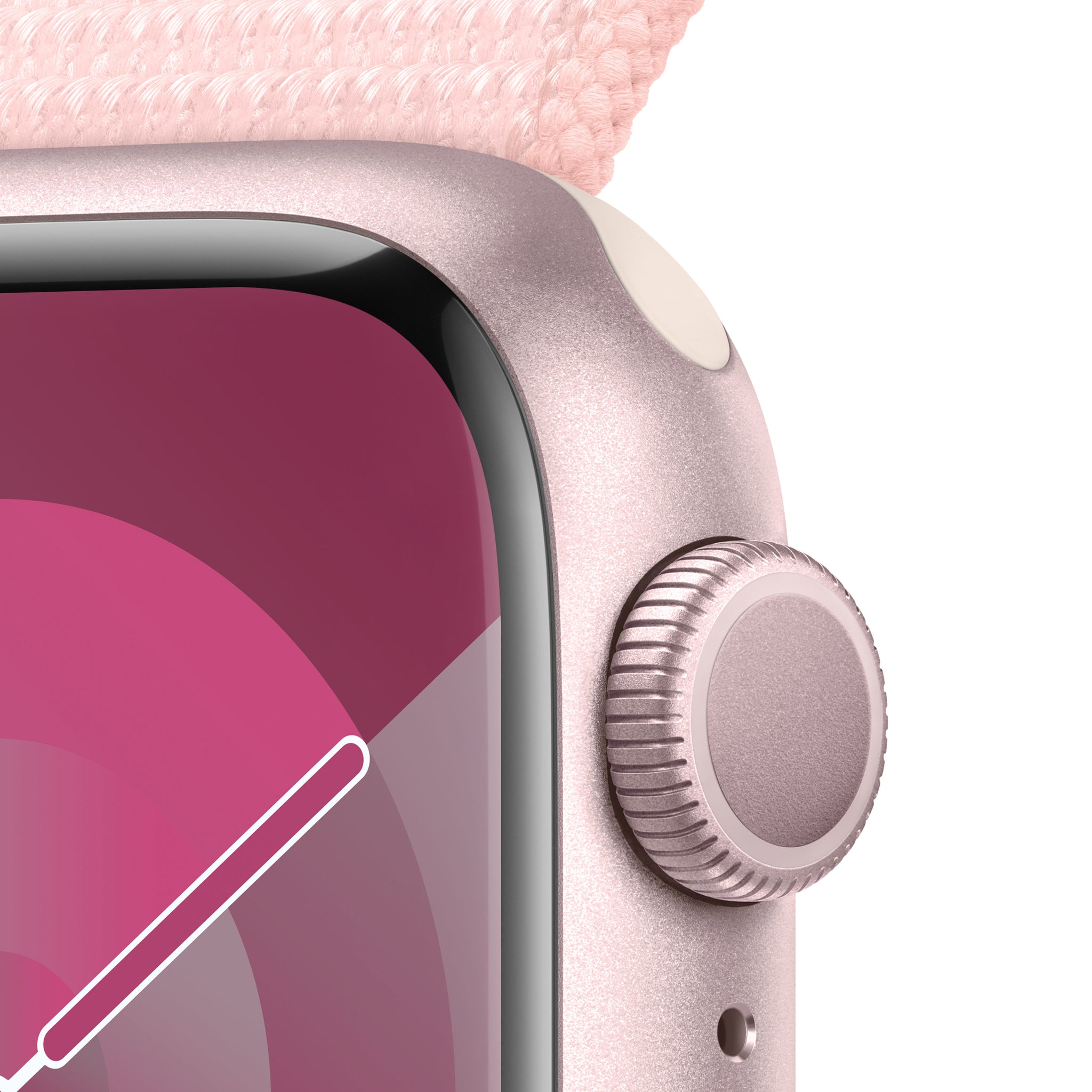 Apple Watch Series 9 GPS 41mm Pink Aluminium Case with Light Pink Spor iStore Namibia