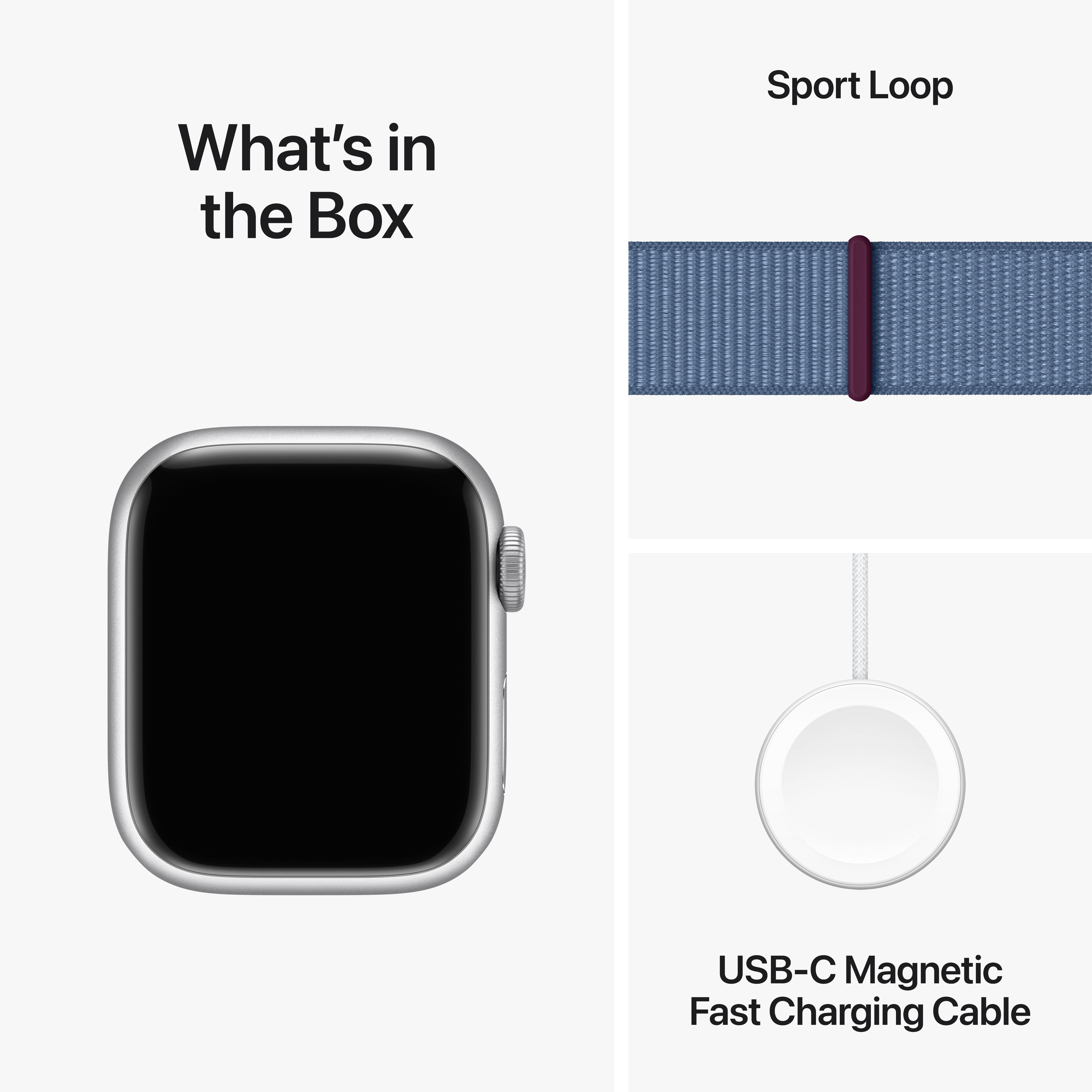 Apple Watch Series 9 GPS 41mm Silver Aluminium Case with Apple Watch Series 9 GPS 41mm Silver Aluminium Case with