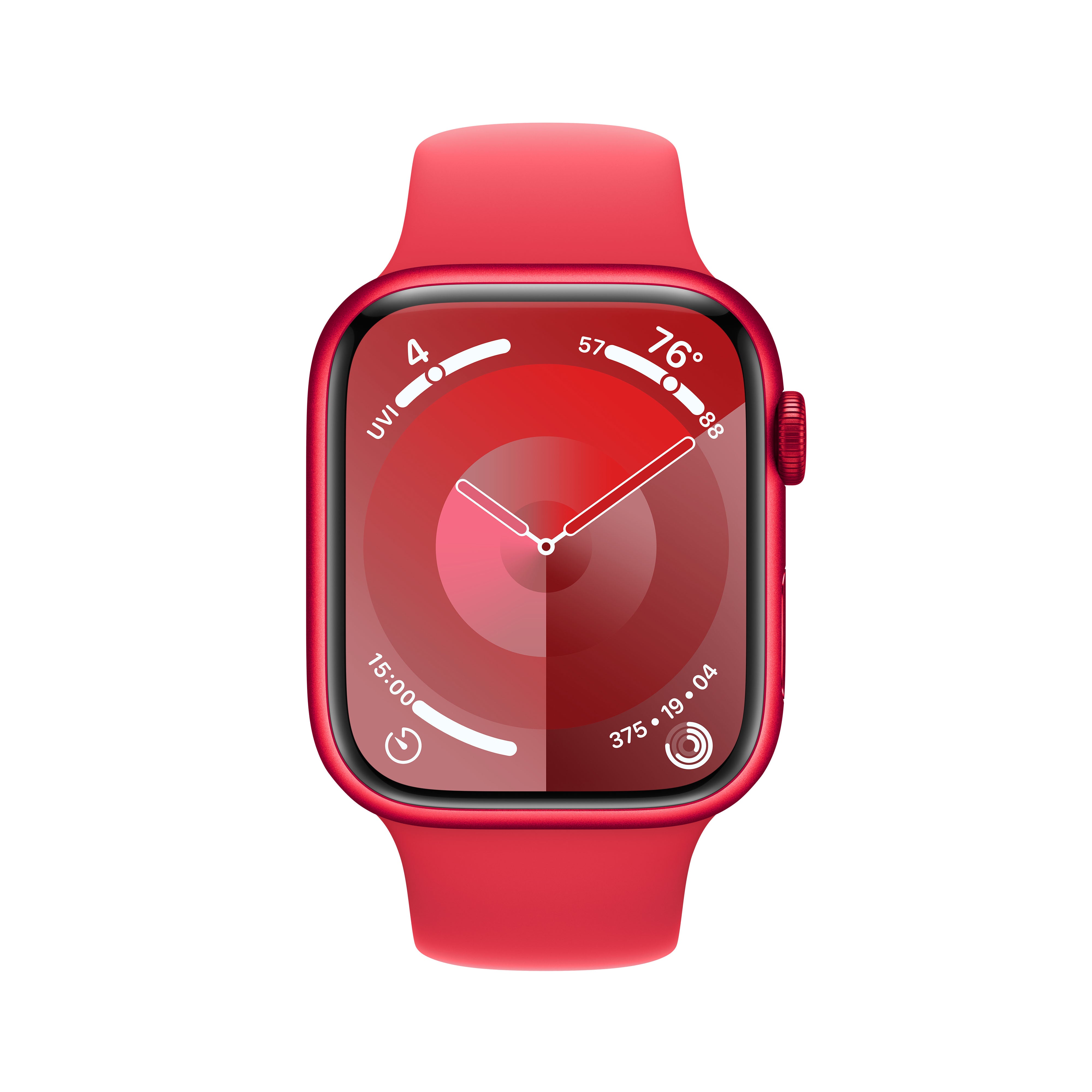 Red aluminum cheap apple watch