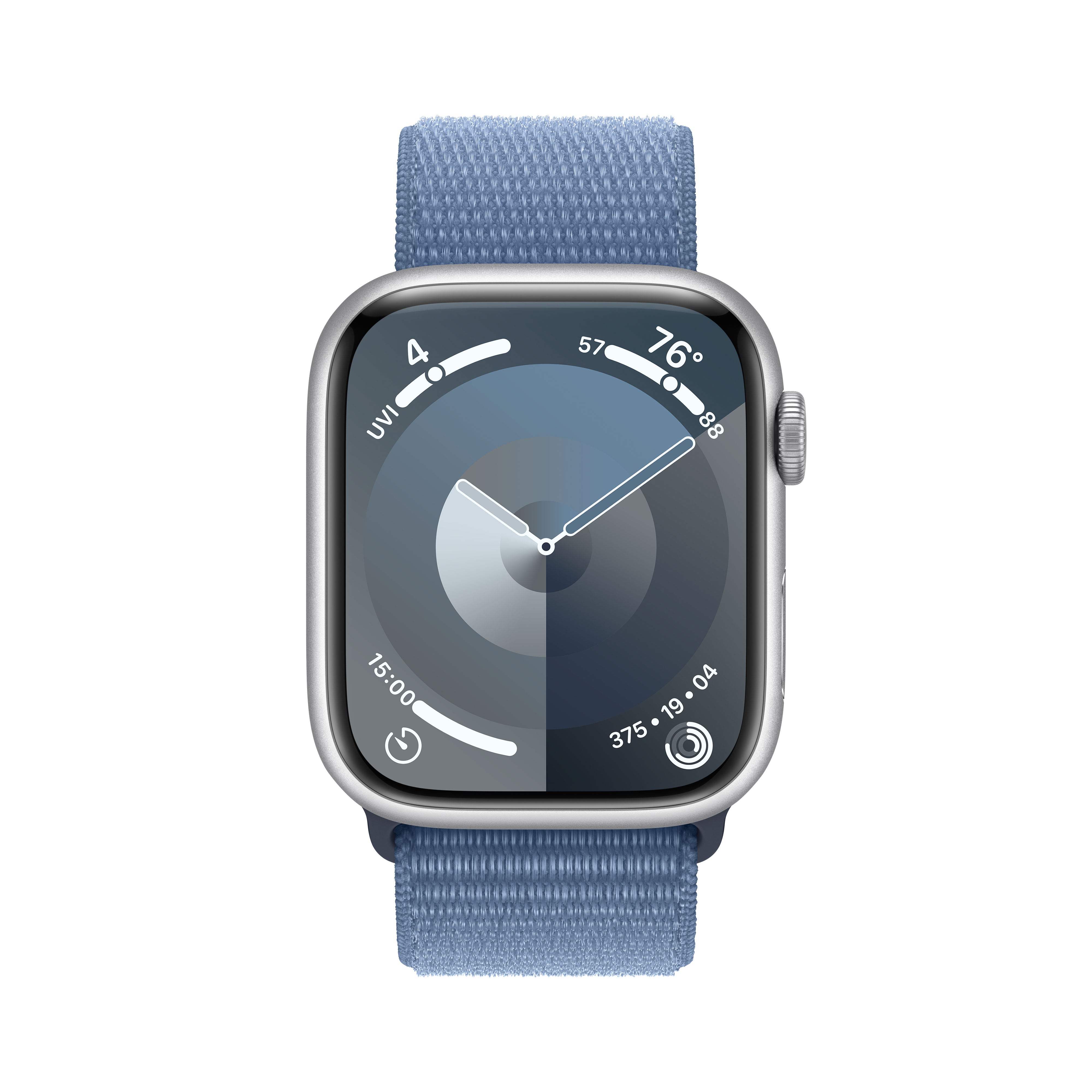 Apple watch silver aluminum sales case with sport loop