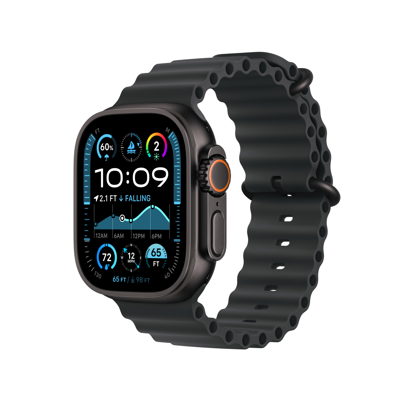 Apple Watch Ultra 2 GPS Cellular 49mm Black Titanium Case with Black iStore Namibia