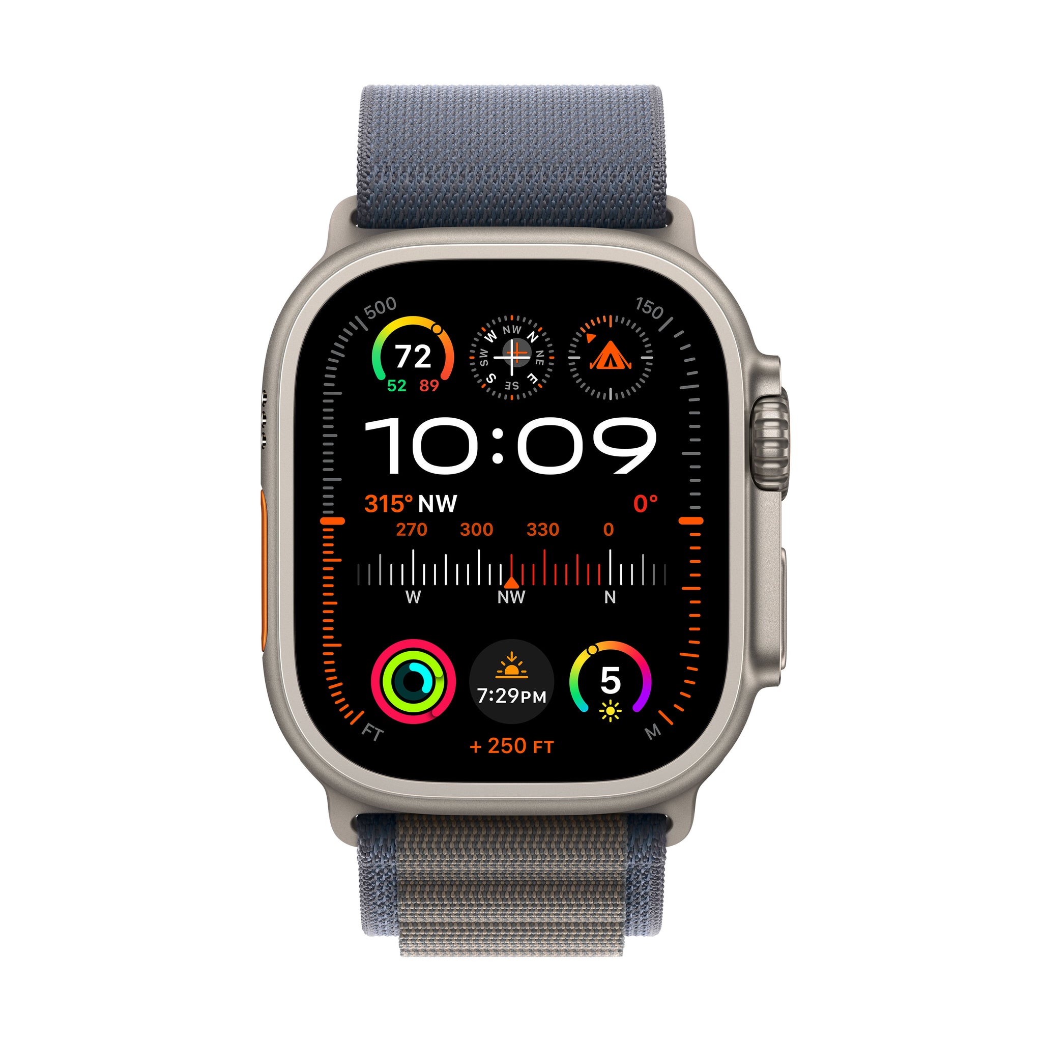 Apple Watch Ultra 2 GPS + Cellular, 49mm Titanium Case with Blue Alpin -  iStore Namibia