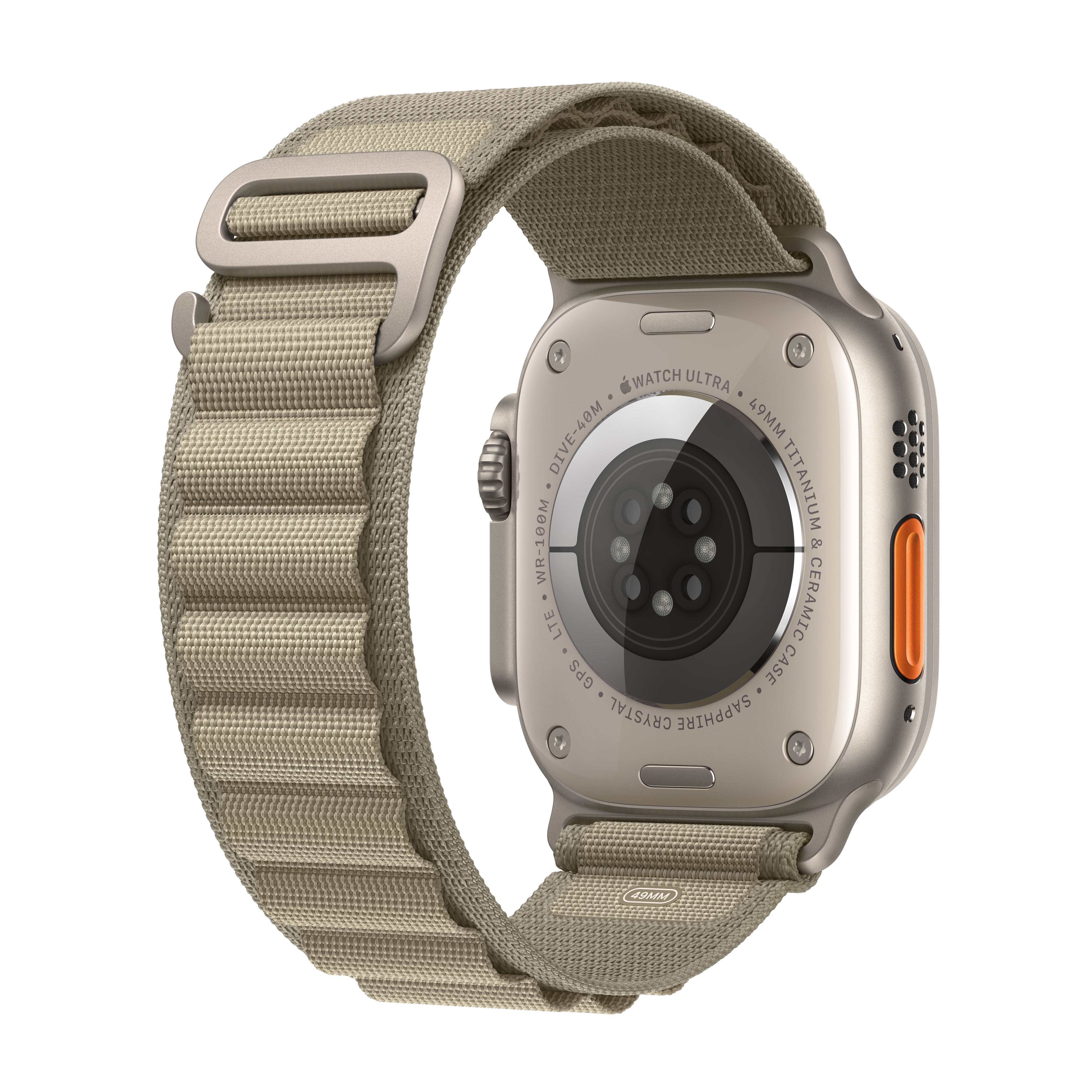 Apple Watch Ultra 2 GPS + Cellular, 49mm Titanium Case with Olive  