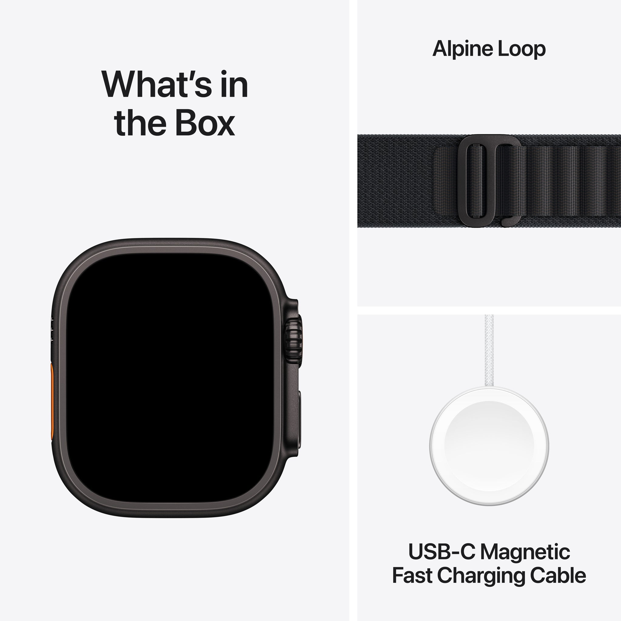 Apple Watch Ultra 3 GPS + Cellular 49mm Black Titanium Case with 