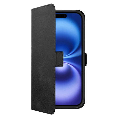 Body Glove Executive Leather Flip Case for Apple iPhone 16 – Black