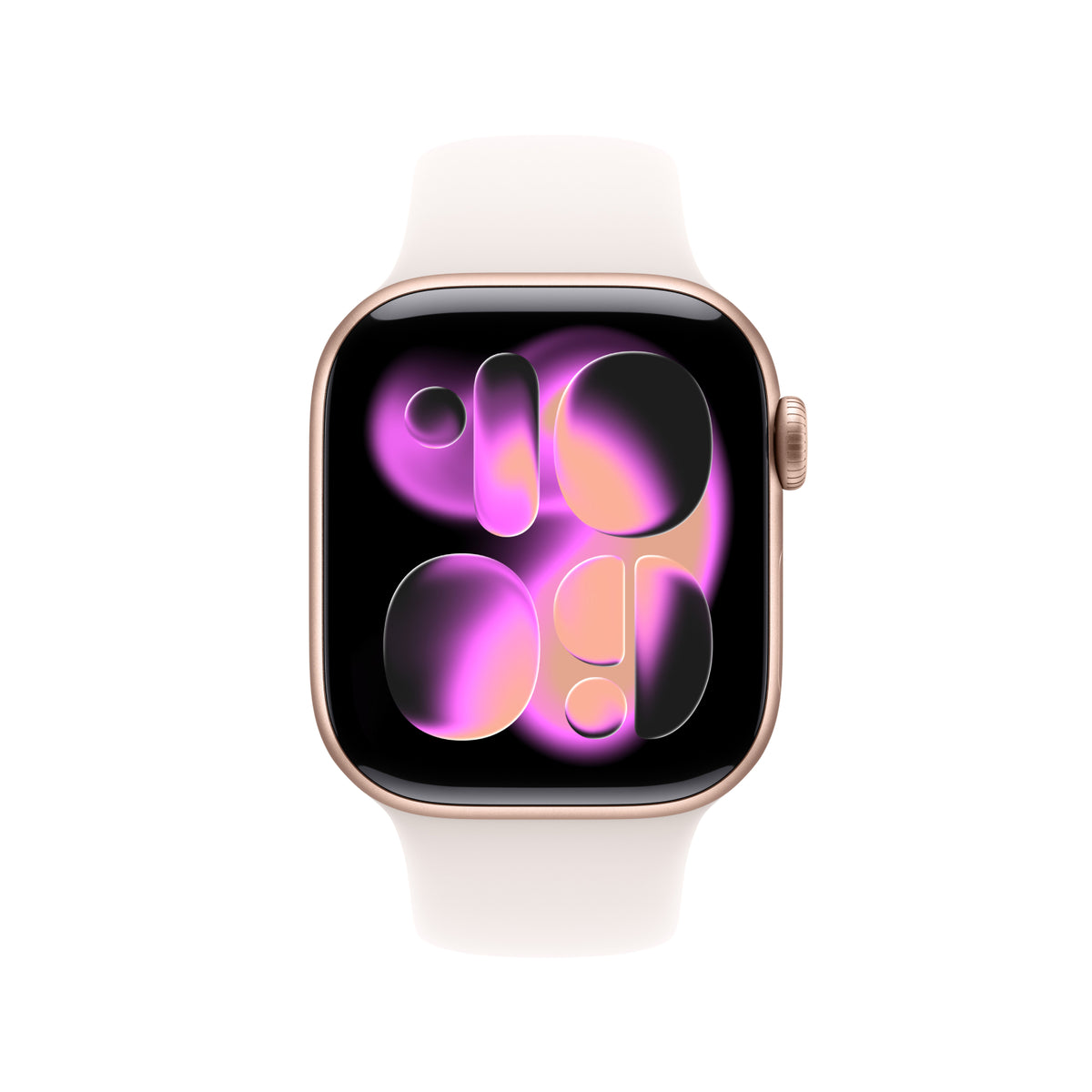 Apple Watch Series 11 GPS 42mm Rose Gold Aluminium Case with Light Blush Sport Band - S/M