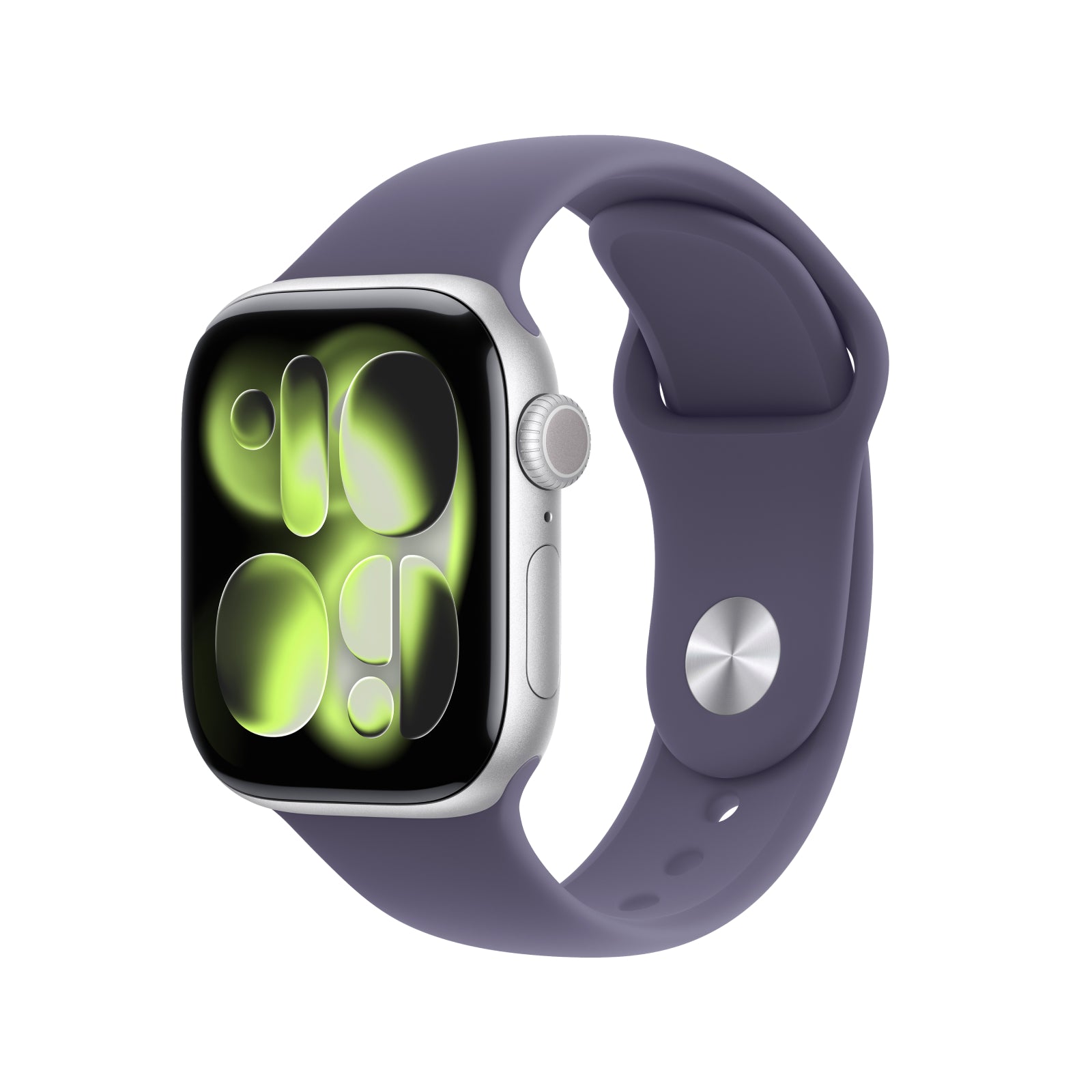 Apple Watch Series 11 GPS 42mm Silver Aluminium Case with Purple