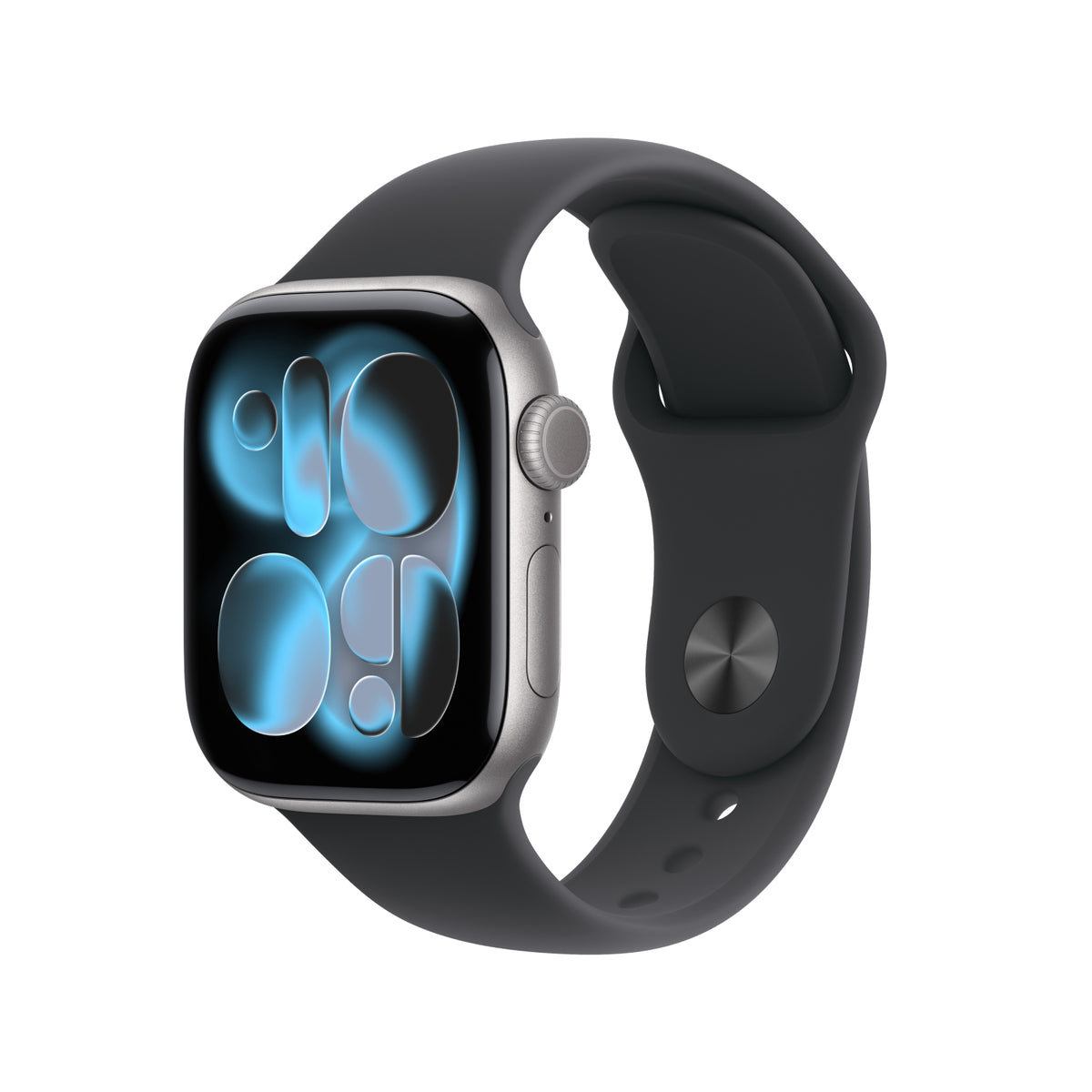 Apple Watch Series 11 GPS 46mm Space Grey Aluminium Case with Black Sport Band - S/M