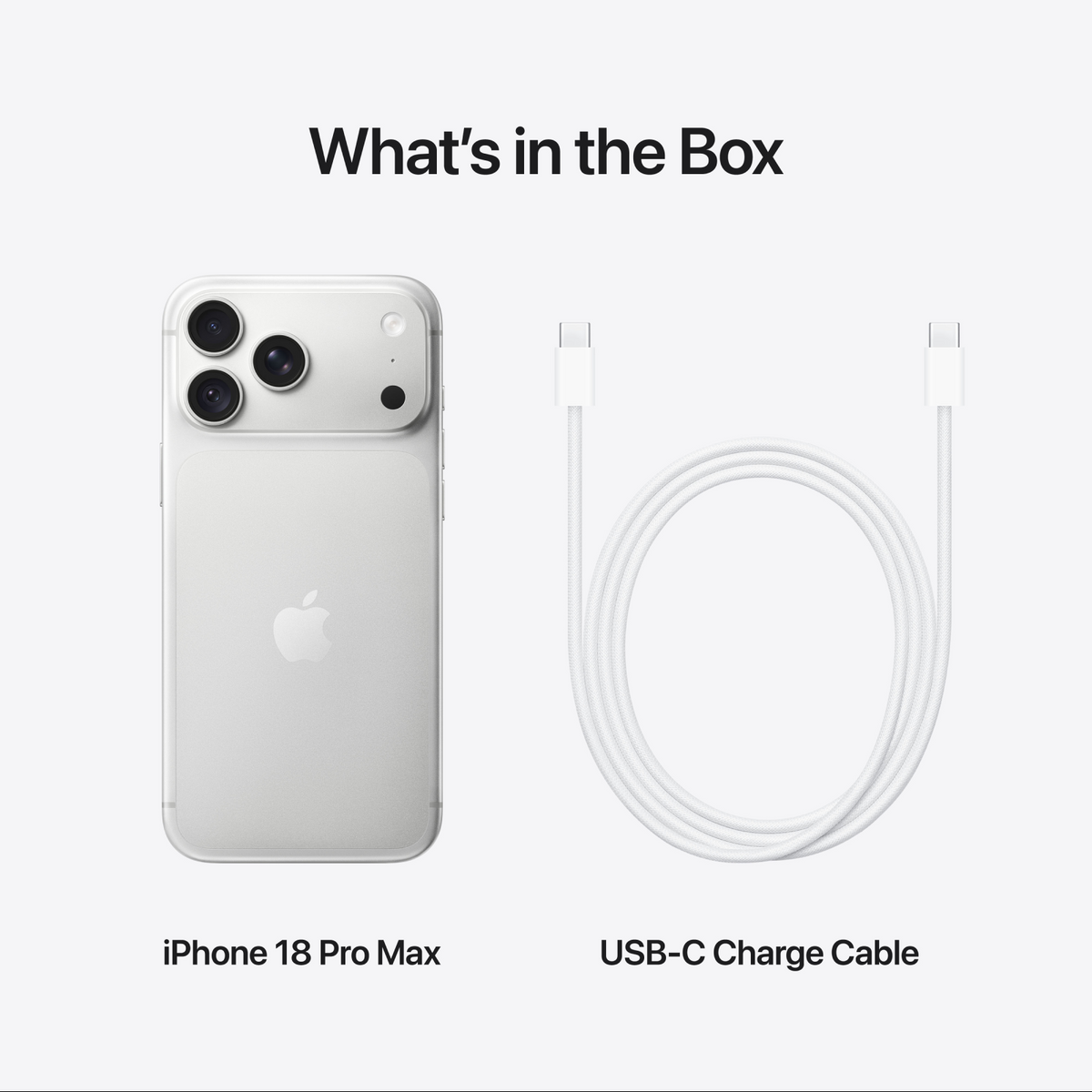 iPhone 18 Pro Max 512GB Silver