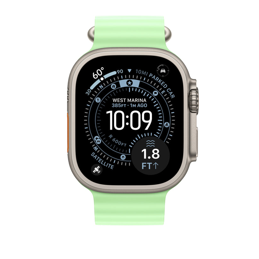 49mm-neon-green-ocean-band-natural-titanium-finish_MGCF4_AV2