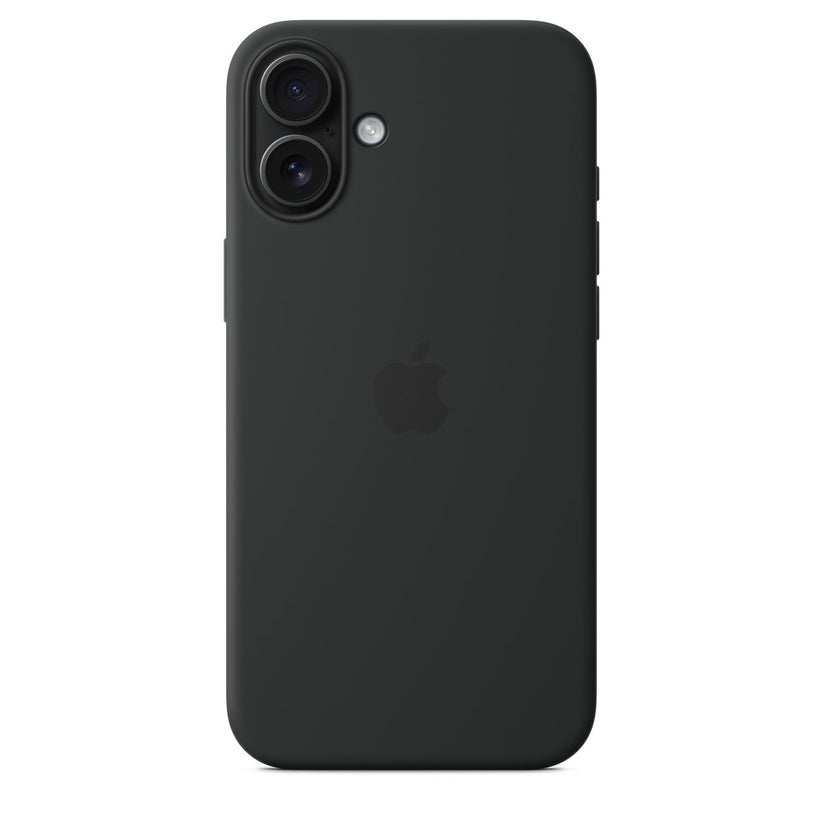 iPhone 16 Plus Silicone Case with MagSafe – Black - iStore Namibia