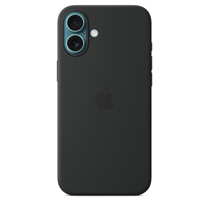 iPhone 16 Plus Silicone Case with MagSafe – Black - iStore Namibia