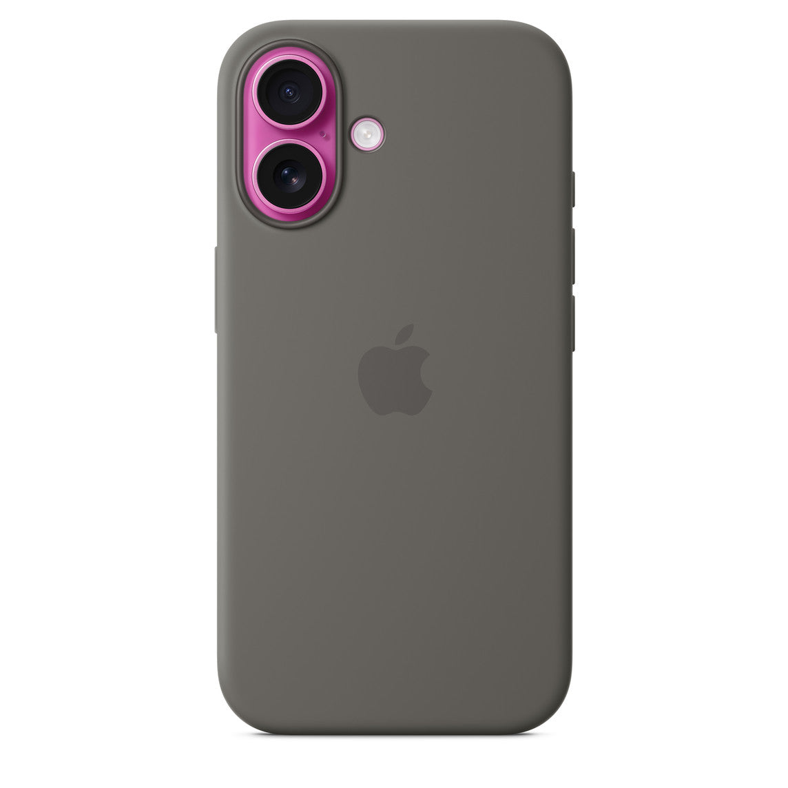 iPhone 16 Silicone Case with MagSafe – Stone Gray