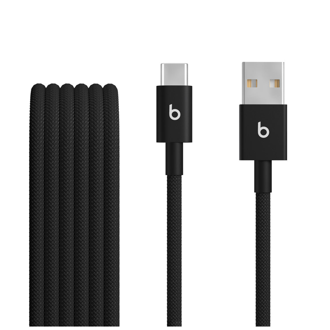 Beats USB-A to USB-C Woven Cable (1.5 m / 5 ft.) – Bolt Black