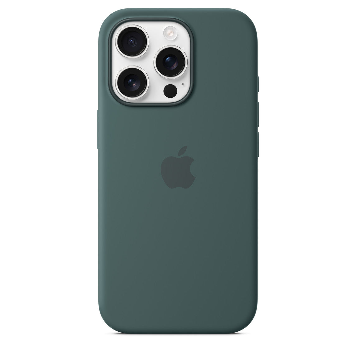 Apple iPhone 16 Pro Silicone Case with MagSafe – Lake Green
