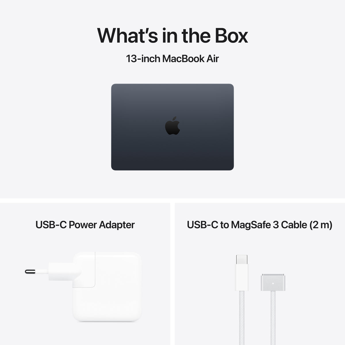 13-inch MacBook Air: Apple M5 chip with 10‑CORE CPU and 8‑CORE GPU, 16GB, 512GB SSD - Midnight - iStore Namibia
