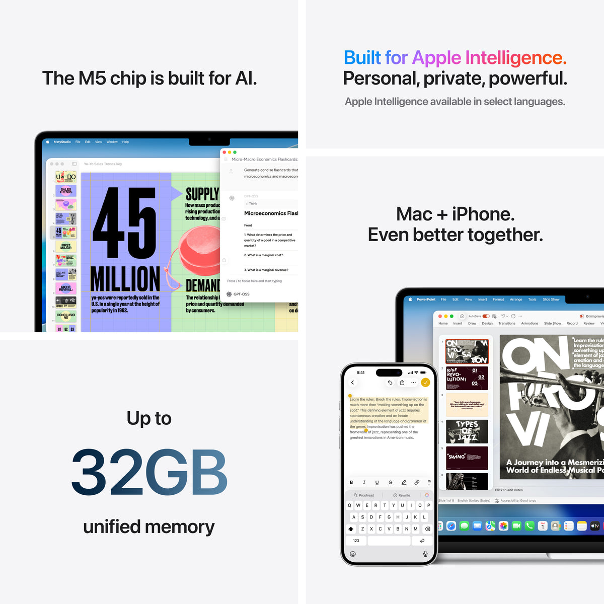 13-inch MacBook Air: Apple M5 chip with 10‑CORE CPU and 10‑CORE GPU, 24GB, 1TB SSD - Starlight - iStore Namibia