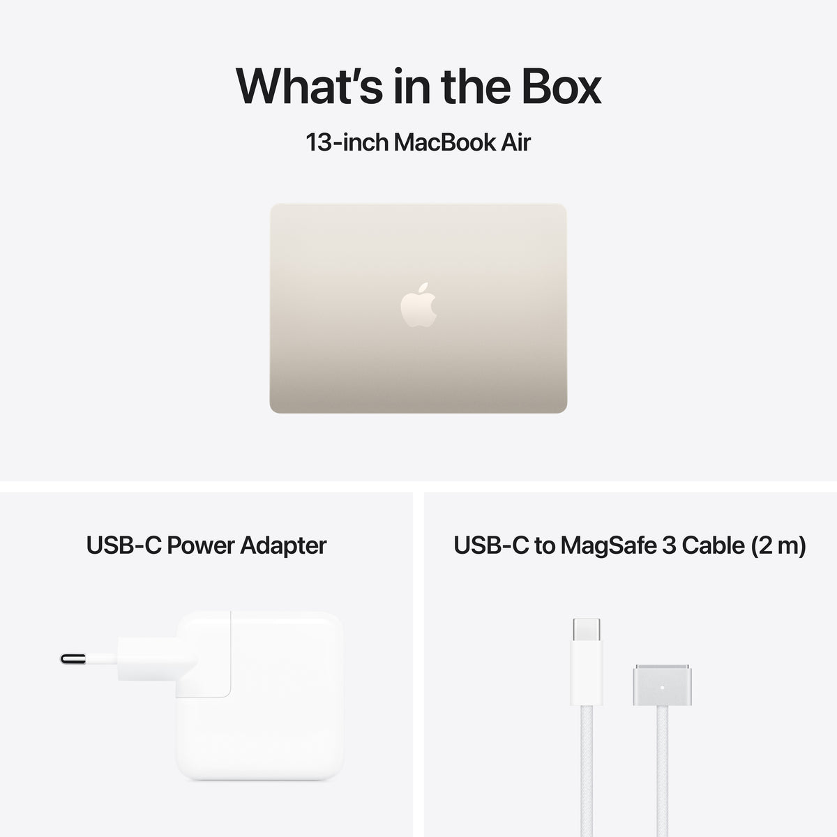 13-inch MacBook Air: Apple M5 chip with 10‑CORE CPU and 10‑CORE GPU, 16GB, 1TB SSD - Starlight - iStore Namibia